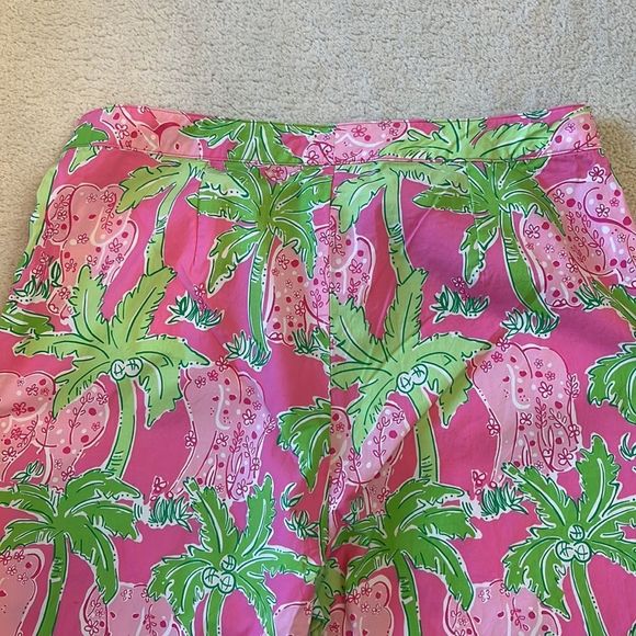 Lilly Pulitzer Pink and Green Capris - Picture 5 of 6